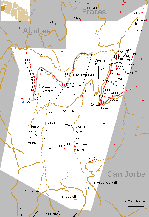 mapa vermell